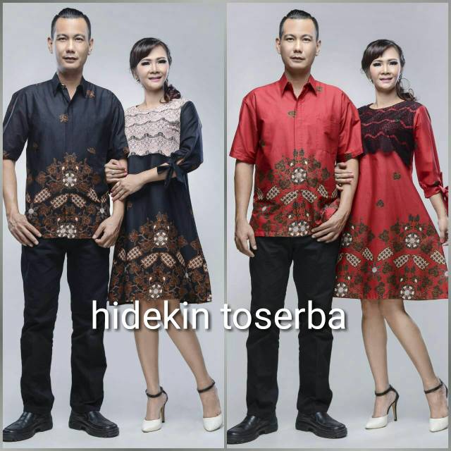 Couple Sarimbit Batik Jumbo Modern Solo Tunik Ashanti