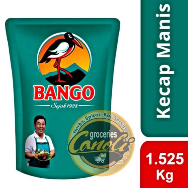 Kecap Bango 1,525kg Refill Jumbo Kecap Manis Bango