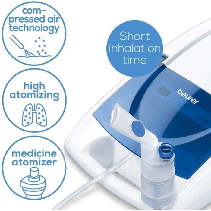 Beurer IH21 Compressor Nebulizer Alat Uap Nafas Nebuliser