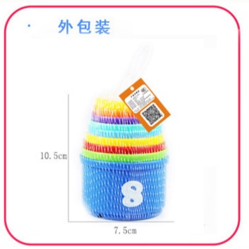 Tma / Mainan Anak Susun Gelas Warna Warni / Stacking Cup Toys / Mainan Edukasi Anak