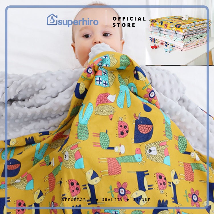 Selimut Bayi /Baby Cotton 100% Premium Blanket Katun Tebal