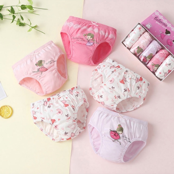 SET Celana Dalam Anak Perempuan Celana Dalam Anak dengan Box Kolor Anak Perempuan Import