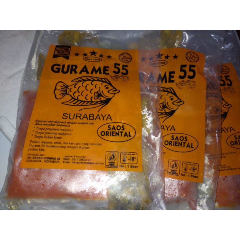 Gurami crispy asam manis 1 ekor