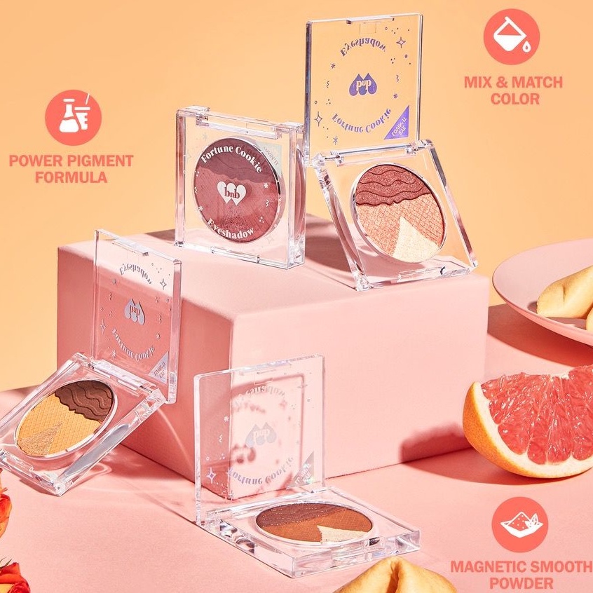 BPOM BNB Barenbliss Fortune Cookie Eyeshadow Kosmetik Korea Eyes Pallete Make Up Natural Pigmented Tahan Lama Eye Shadow