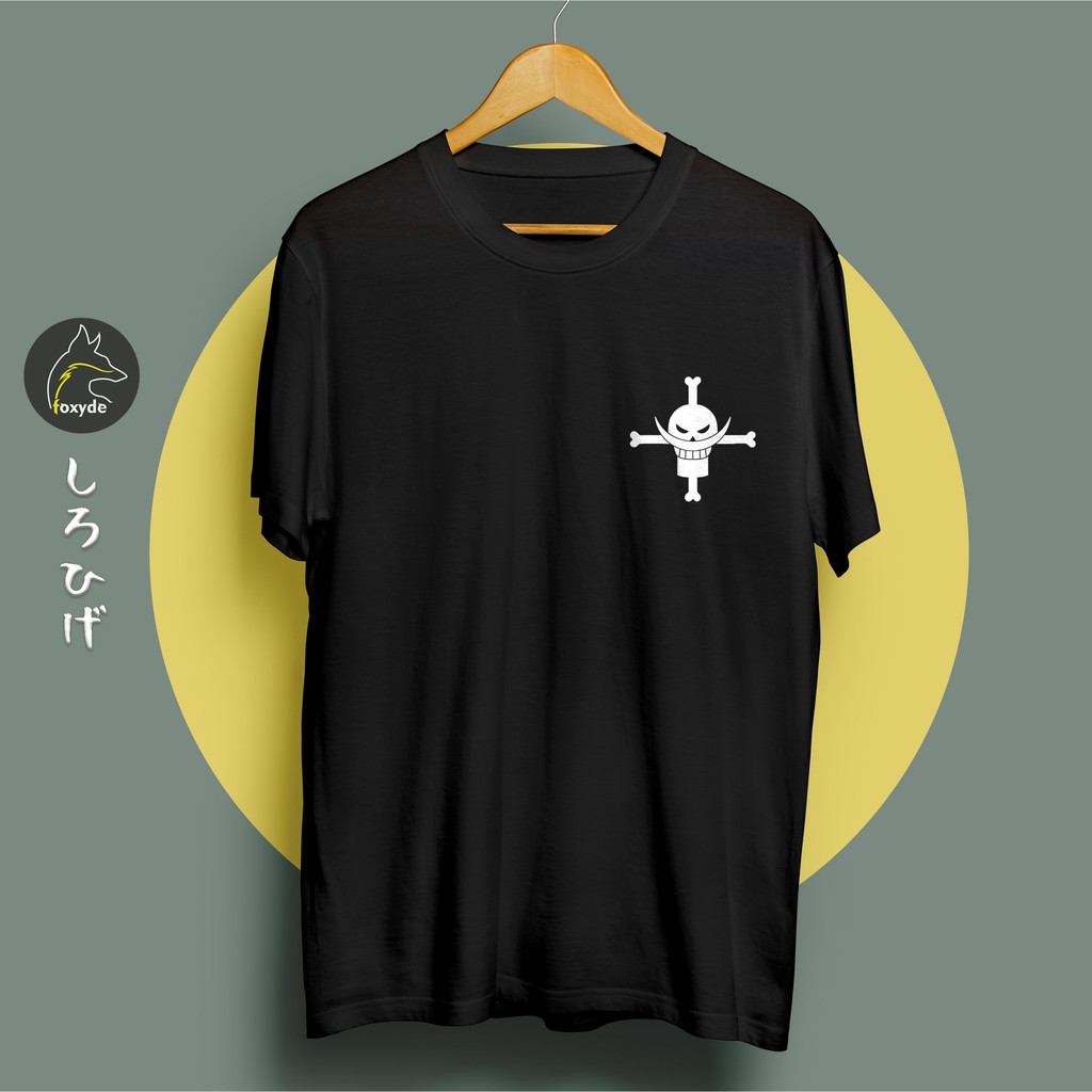 Kaos Shirohige Anime One Piece T-shirt Distro kaos Edward Newgate Japan