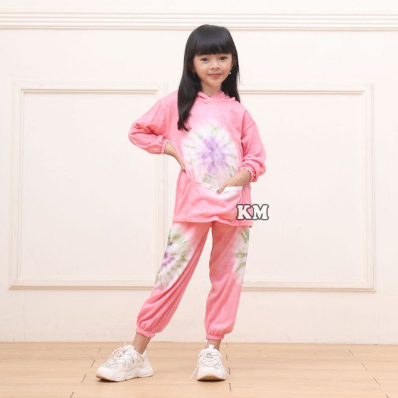 Heykids PASSWORD OREO Setelan Sweater 5-7 Tahun Baju Anak BerKualitas