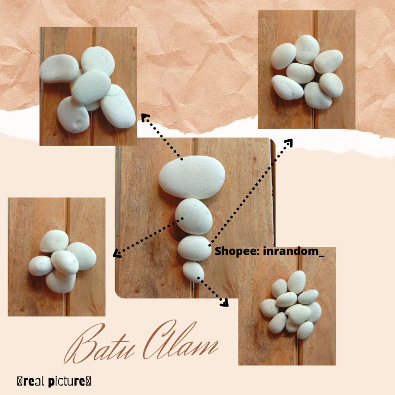 Batu Alam, Batu Aquarium, Batu Tanaman, Batu Hias, Batu Vas(1kg,1/2kg)