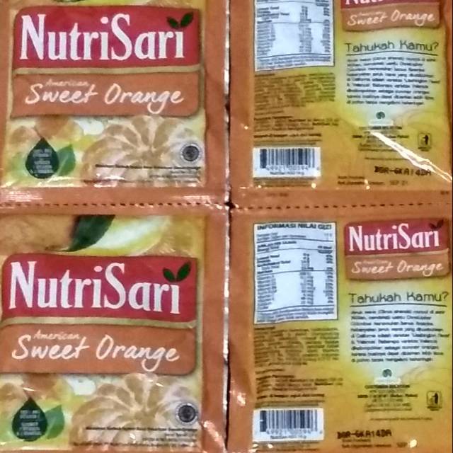 

NutriSari American Sweet Orange 11gr / Vitamin C