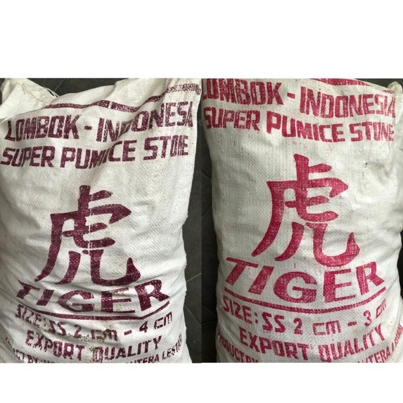 Batu Apung / Batu Gombong Pumice Tiger Lombok untuk Media Filter Aquarium Kolam dan Aquascape