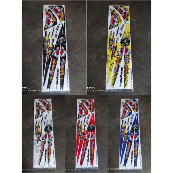 (COD)STRIPING VARIASI REVO FIT DORAEMON ZOMBIE