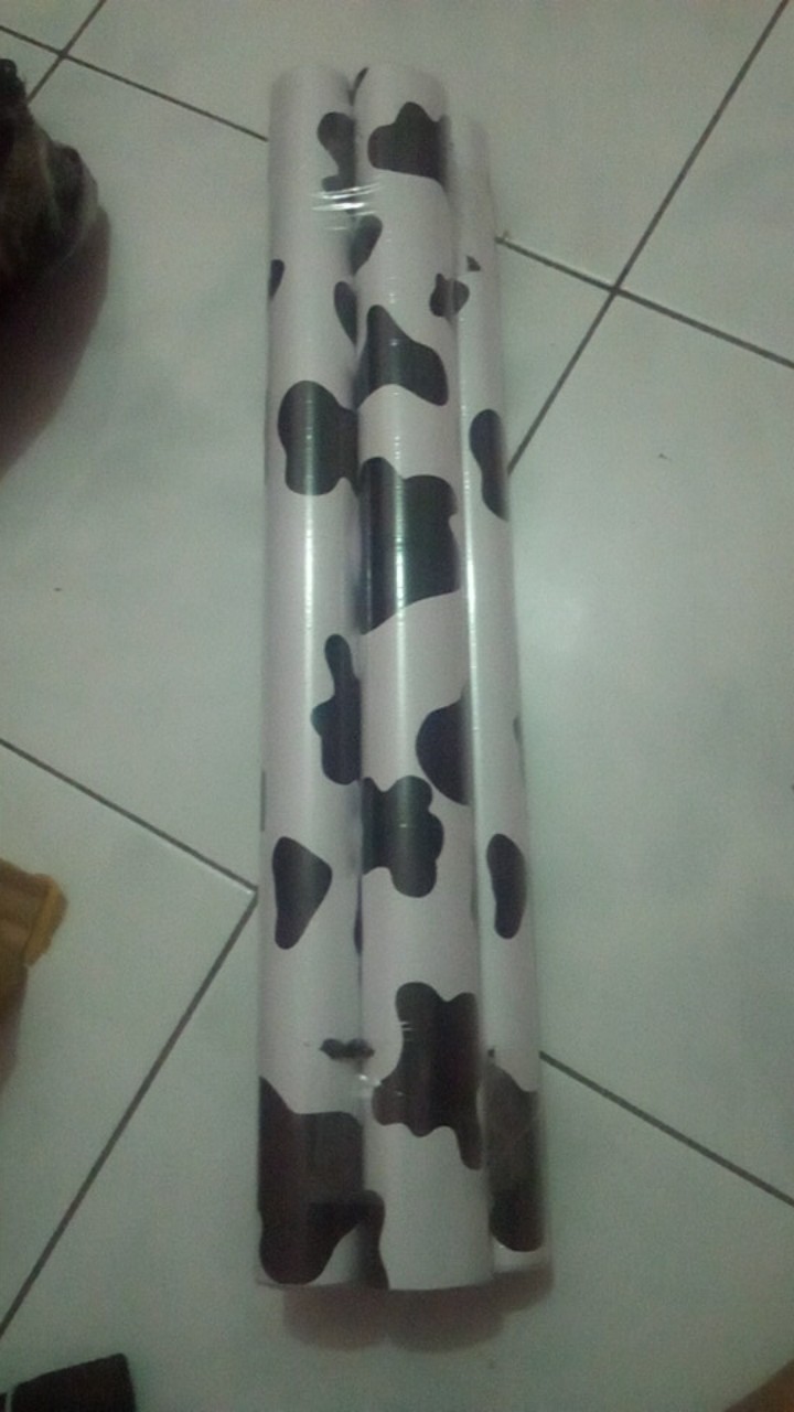 Special Harga Grosir Wallpaper Sticker Dinding Motif Kulit Sapi Karakter Avengers Spongebob