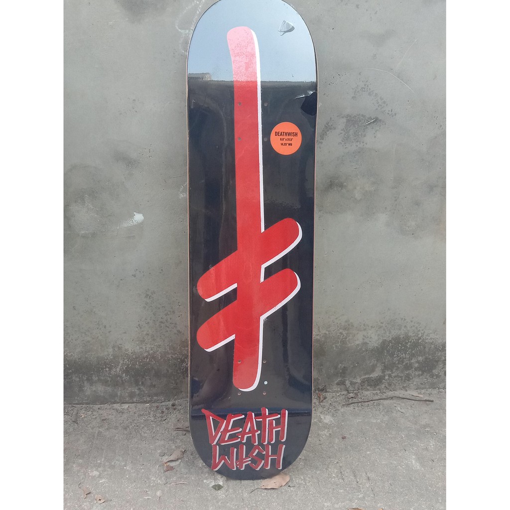 Deathwish 31x8inch deck skateboard double kick tail Bahan Maple