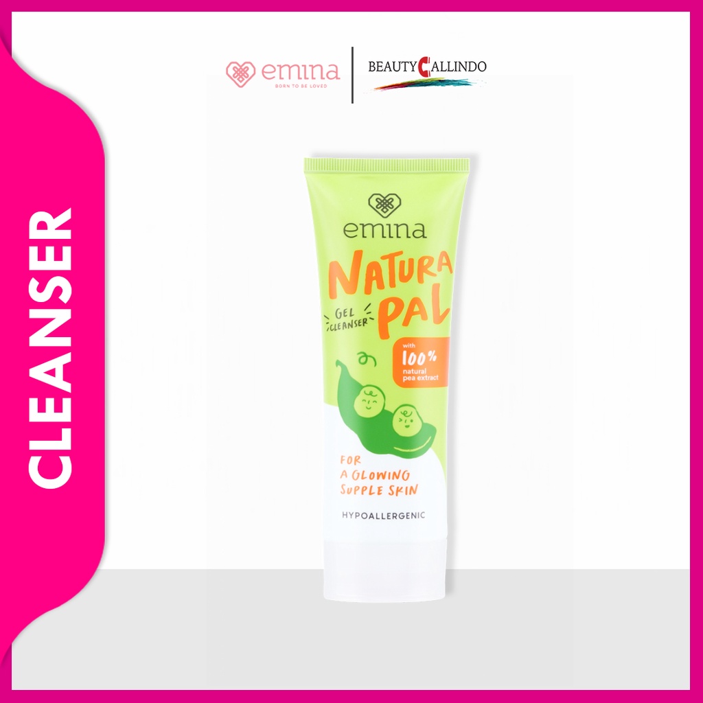 Emina Natura Pal Gel Cleanser 100ml Sabun Pembersih Wajah