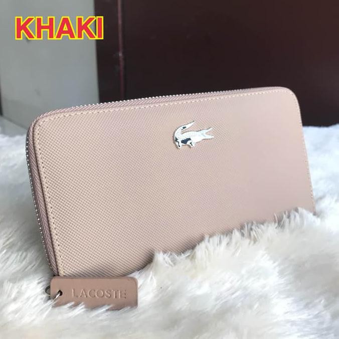 Dompet supplier dompet wanita import murah cewek batam sale LACOSTE WALLET - Hitam