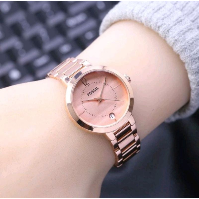 Jam Tangan Rantai Wanita Best Seller Perempuan Jam Tangan Rantai Stainliss Tgl Aktif