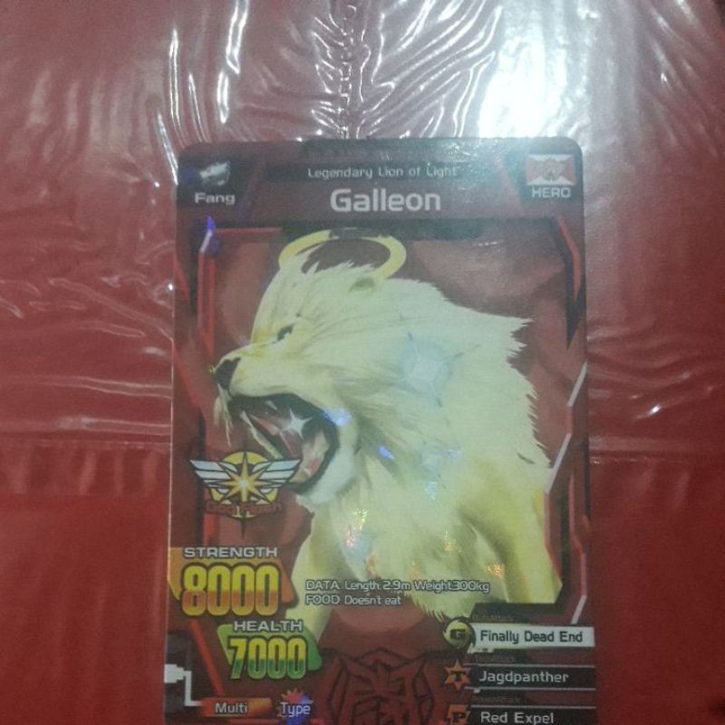animal kaiser Galleon kartu dewa original