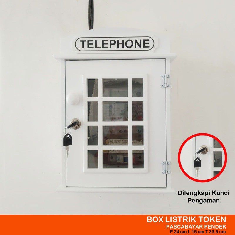 BOX LISTRIK TOKEN PHONEBOX LONDON KUNCI??