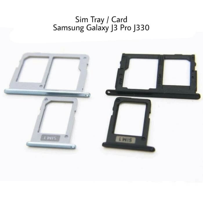 SIM TRAY SIM LOCK TEMPAT KARTU SIM SAMSUNG J3 PRO ORI