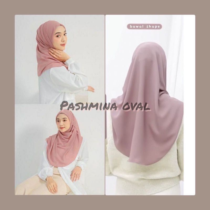 PART 1 UMAMA SCARF MIMAH HIJAB PASHMINA OVAL CERUTY BABY DOLL PREMIUM