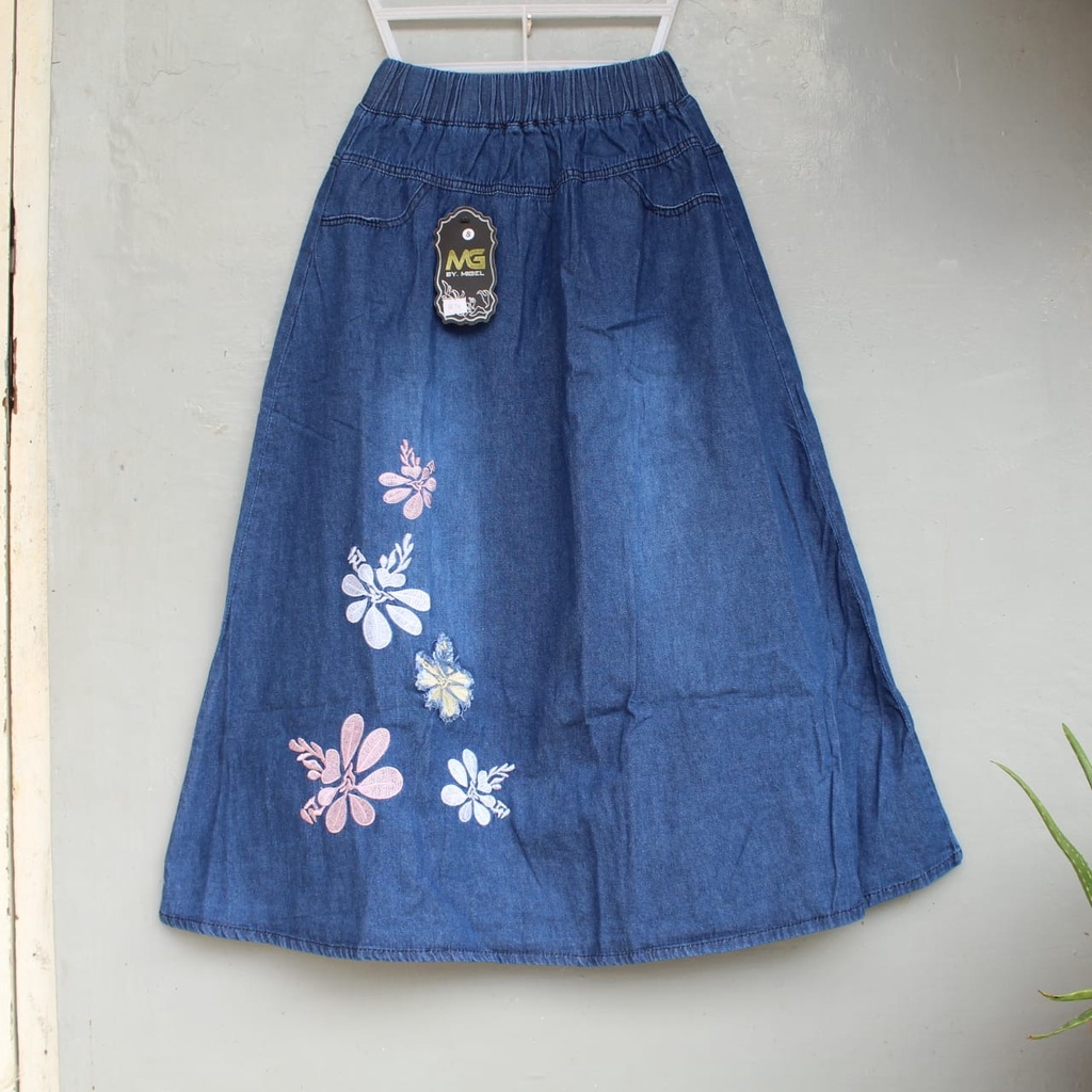 rok jeans levis denim anak perempuan umur 10-13thn