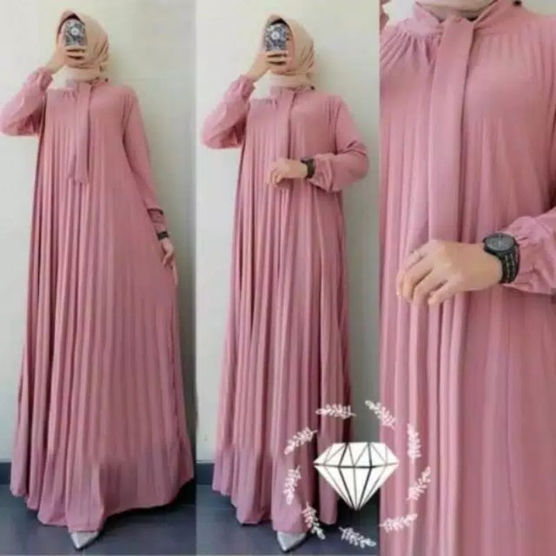 Gamis Plisket Dewasa Gamis Plisket Jumbo Gamis Plisket Busui