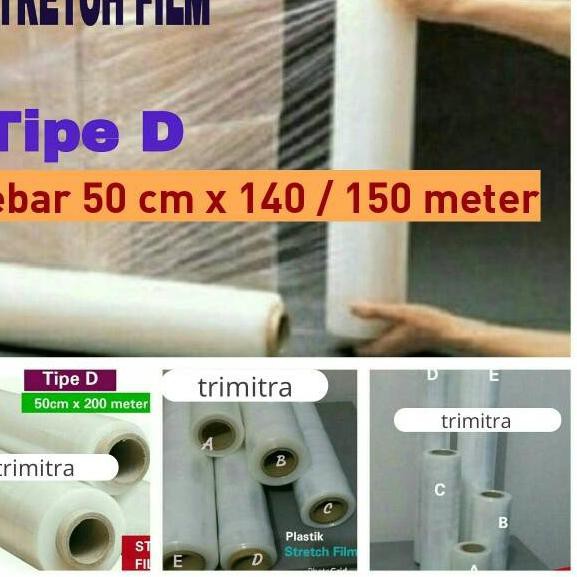 

✳ Plastik Stretch Film / Strech Film Wrapping Segel Shrink 50cmx140/150m ♝