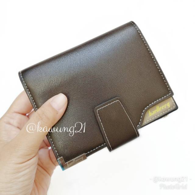 DU01 Dompet Pria Model Kulit Lipat Impor 1282