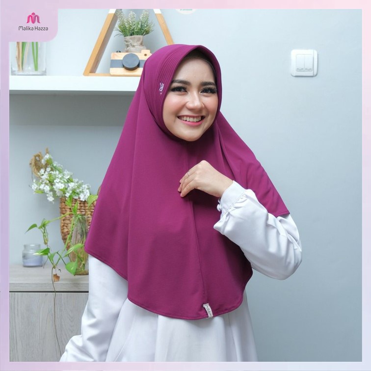 Jilbab Instan Jersey Dewasa Bergo Azizah By Aden Hijab Daily Original Bahan Valency Korea