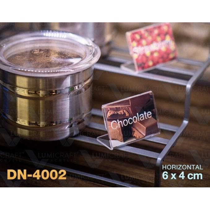 

Acrylic Model L ukuran 6 x 4 cm -DN-4002