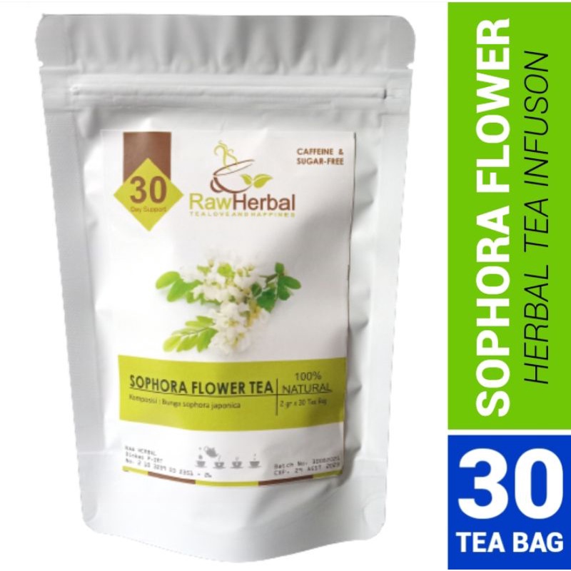 Sophora Flower Tea : Japonica Sophora Flower Tea - 30 Tea Bag