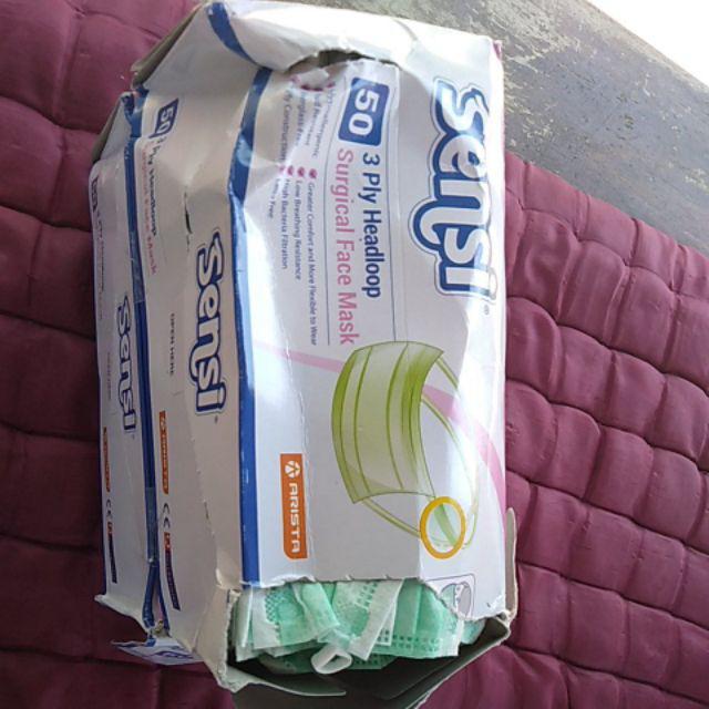 SENSI MASK 3PLY Masker HIJAB JILBAB HEADLOOP Duck Bill SENSI MASK 3PLY Masker HIJAB JILBAB HEADLOOP Duck Bill