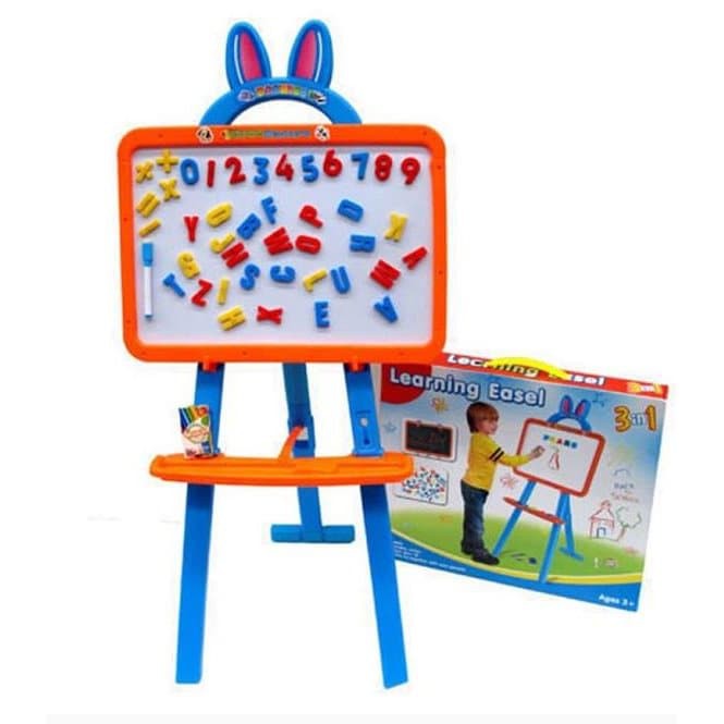 

Mainan Edukasi Papan Tulis Anak Board - LEARNING EASEL 3 in 1