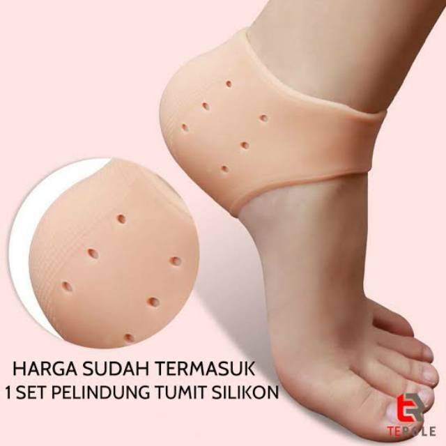 SILIKON PELINDUNG TUMIT KAKI HEEL ANTI CRACK SET