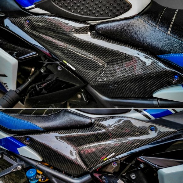 cover deltabox carbon r25 mt25 old body tengah karbon r25 mt25 cover tutup aki r25