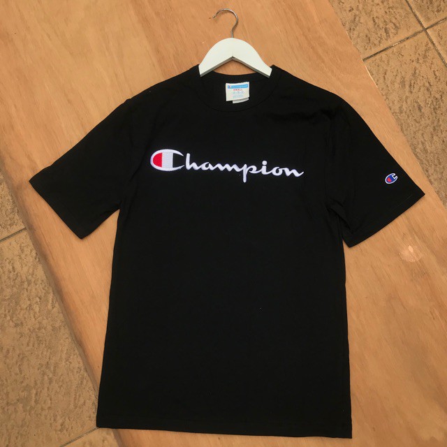 Kaos Tshirt Champion motif bordir