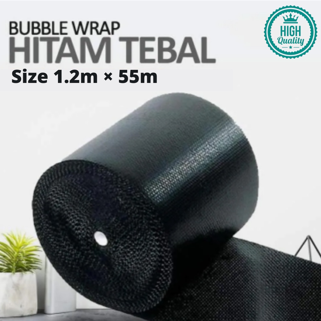 

Plastik bubble wrap warna hitam 1 roll buble warp/ Pengaman Packingan Individual TERMURAH