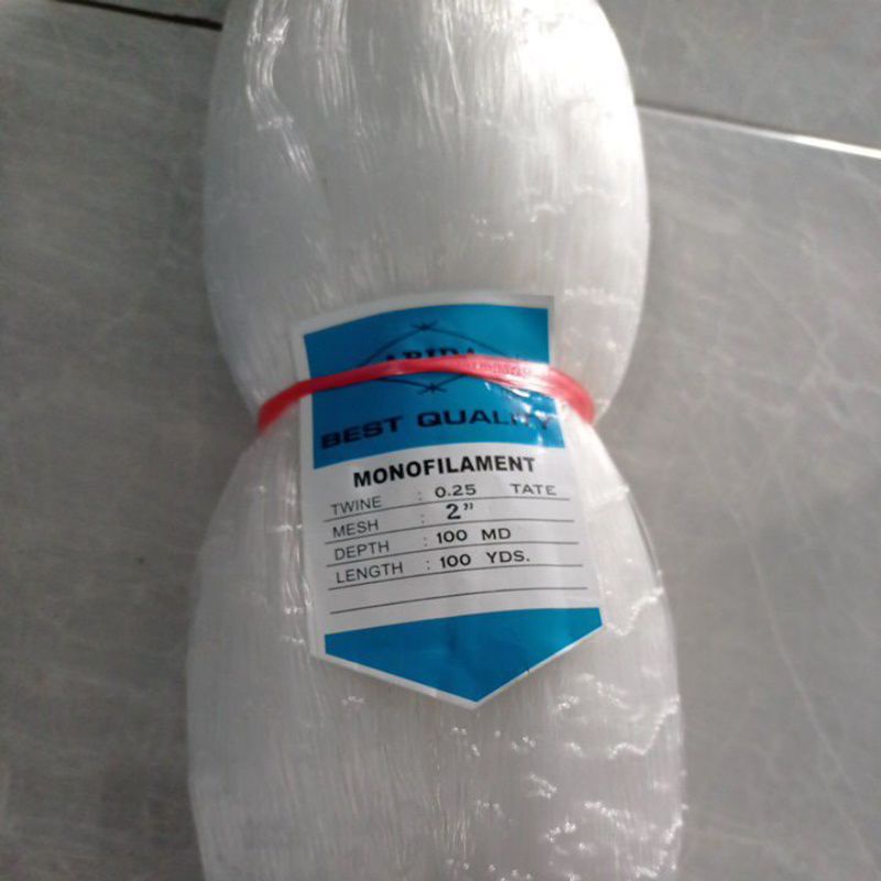 Jaring Ikan Arida 0.25 2" 100md/100yds jaring pukat jaring ikan senar jaring pukat arida