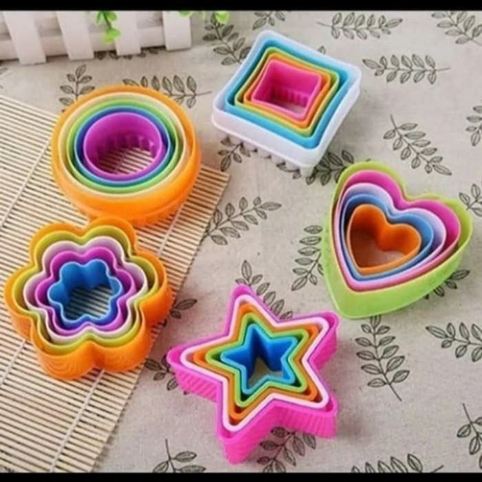 

ring cutter cookies plastik motif