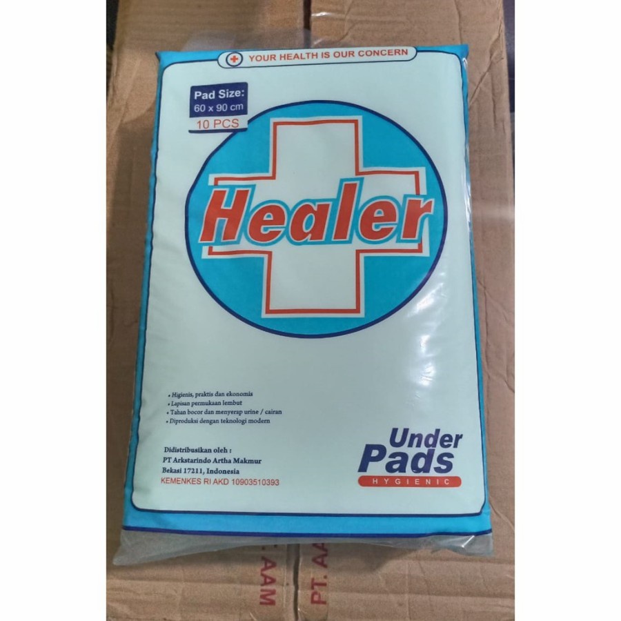 HEALER UNDERPAD PERLAK SEKALI PAKAI 60x90CM