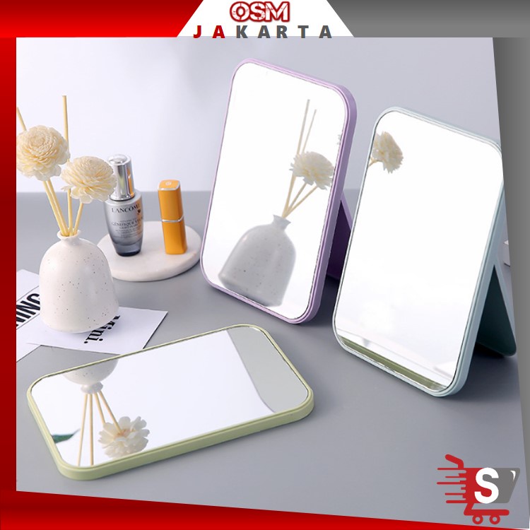 	 OSM JKT C5184 Cermin Lipat Persegi / Kaca Rias MakeUp / Cermin MakeUp / Beauty Mirror	