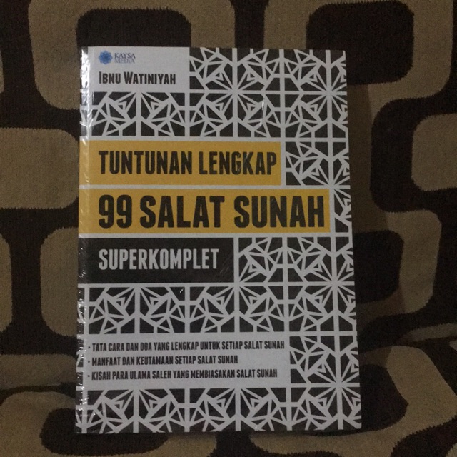 BUKU TUNTUNAN LENGKAP 99 SALAT SUNAH SUPERKOMPLET