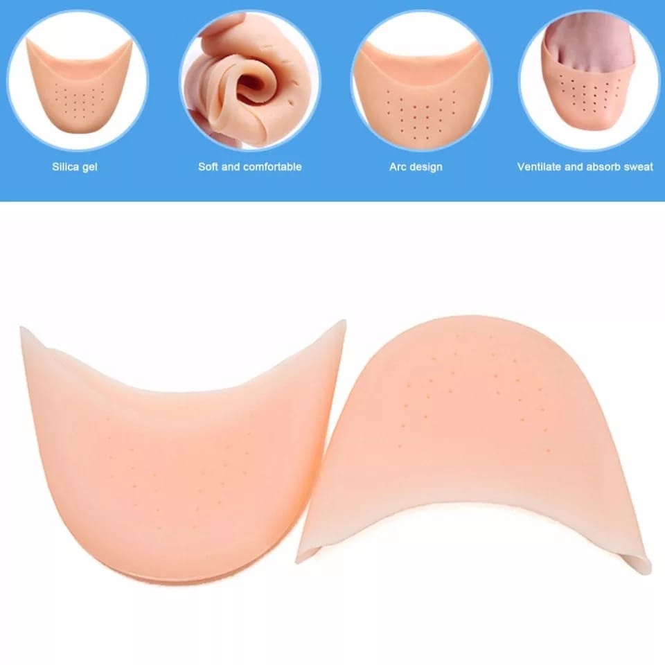 INSOLE GEL SILICON PELINDUNG JARI KAKI ALAS SEPATU WANITA BANTALAN SEPATU BANTALAN KAKI INSOLE JARI KAKI DEPAN PJR