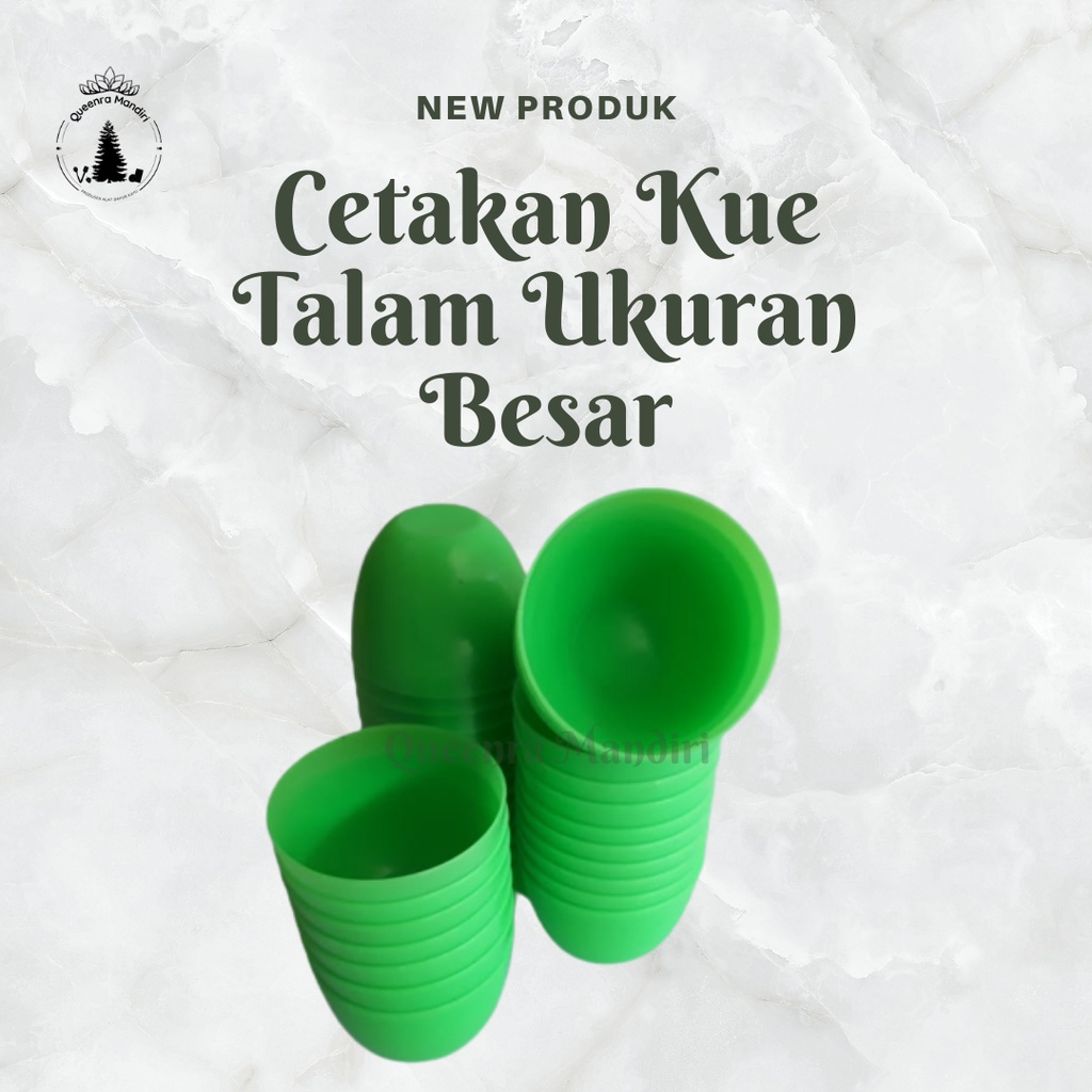 Queenra Winazar - Cetakan Kue Talam Ukuran Besar - Cetakan Kue Talam Plastik - Cetakan Agar