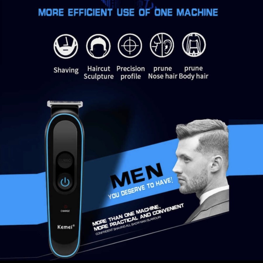 Alat Cukur Rambut Kemei KM-690 Hair Clipper Multi Fungsi Cukuran 690