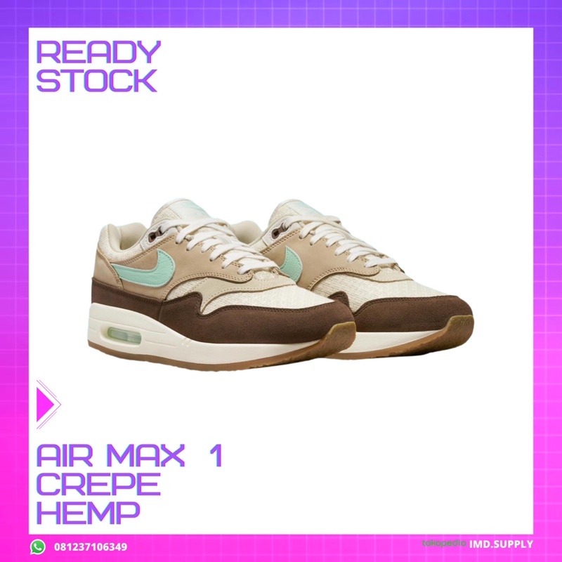 Air Max 1 Crepe Hemp