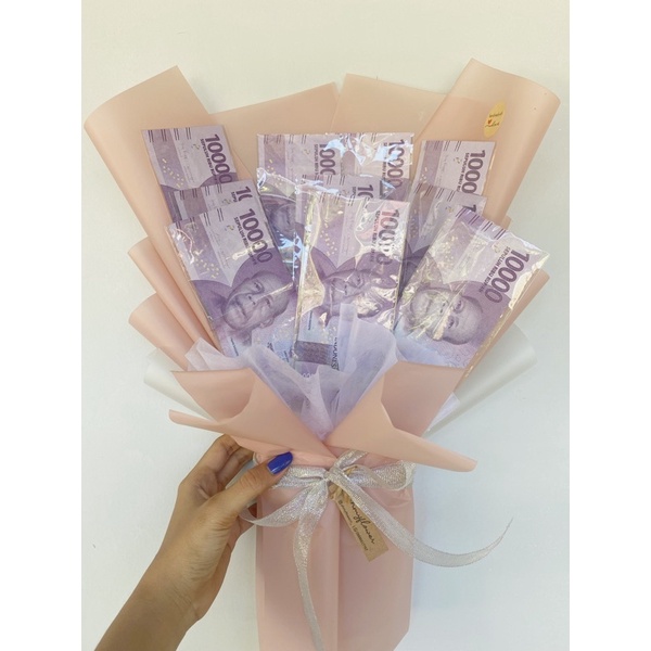 BUKET UANG ASLI 10000 buket korea buket aesthetic kado ultah kado anniv