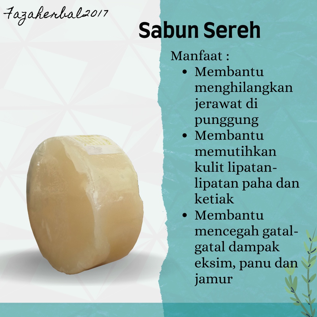 Sabun Sereh Bunga Bakung Abadi