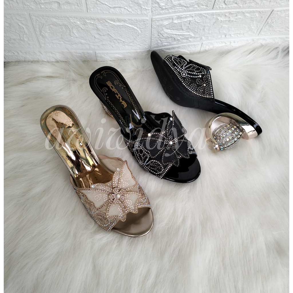 HIGH HEELS PESTA SOFIYA 7026-1/SANDAL HIGH HEEL/SANDAL SOFIYA ORIGINAL/SANDAL HAK KACA