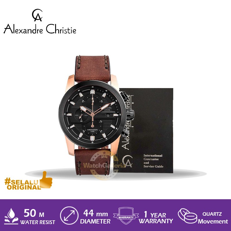 Jam Tangan Alexandre Christie AC 6562 MC LBRBA AC6562 MCLBRBA Original Murah