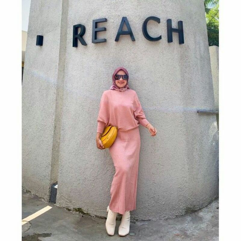 Gamis Dewasa Fiore One Set Skirt Premium Irwinov ORI